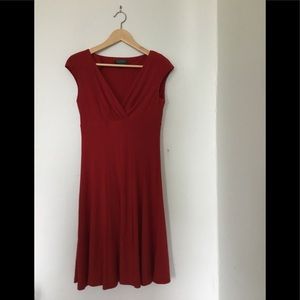 Ralph Lauren Red Dress Size 8